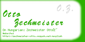 otto zechmeister business card